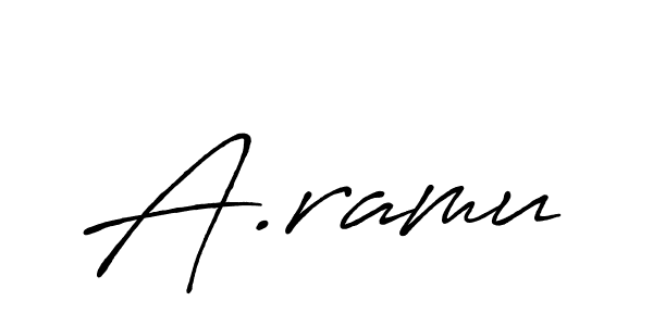 Make a beautiful signature design for name A.ramu. Use this online signature maker to create a handwritten signature for free. A.ramu signature style 7 images and pictures png