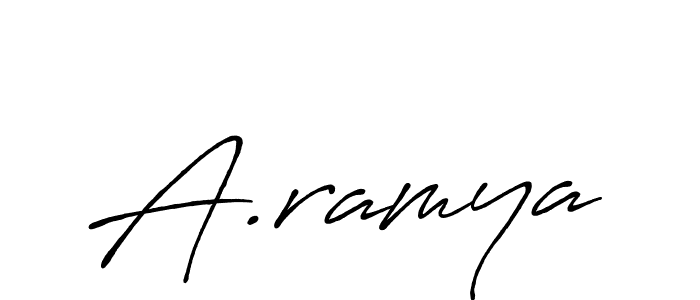 It looks lik you need a new signature style for name A.ramya. Design unique handwritten (Antro_Vectra_Bolder) signature with our free signature maker in just a few clicks. A.ramya signature style 7 images and pictures png