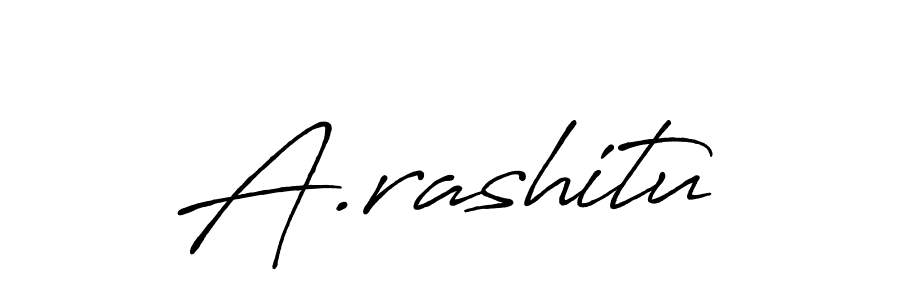 The best way (Antro_Vectra_Bolder) to make a short signature is to pick only two or three words in your name. The name A.rashitu include a total of six letters. For converting this name. A.rashitu signature style 7 images and pictures png