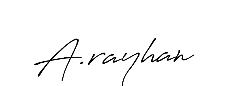 How to Draw A.rayhan signature style? Antro_Vectra_Bolder is a latest design signature styles for name A.rayhan. A.rayhan signature style 7 images and pictures png