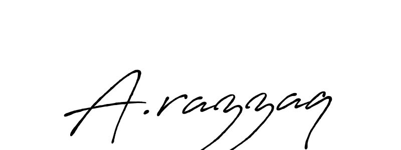 Make a beautiful signature design for name A.razzaq. Use this online signature maker to create a handwritten signature for free. A.razzaq signature style 7 images and pictures png