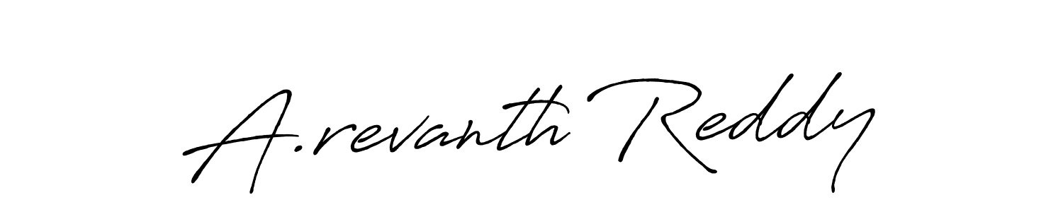 The best way (Antro_Vectra_Bolder) to make a short signature is to pick only two or three words in your name. The name A.revanth Reddy include a total of six letters. For converting this name. A.revanth Reddy signature style 7 images and pictures png