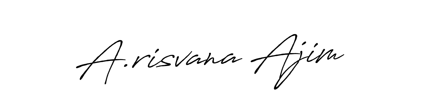 Similarly Antro_Vectra_Bolder is the best handwritten signature design. Signature creator online .You can use it as an online autograph creator for name A.risvana Ajim. A.risvana Ajim signature style 7 images and pictures png