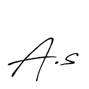 How to Draw A.s signature style? Antro_Vectra_Bolder is a latest design signature styles for name A.s. A.s signature style 7 images and pictures png