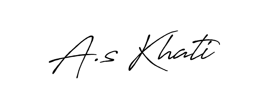 if you are searching for the best signature style for your name A.s Khati. so please give up your signature search. here we have designed multiple signature styles  using Antro_Vectra_Bolder. A.s Khati signature style 7 images and pictures png