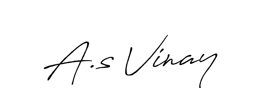 Best and Professional Signature Style for A.s Vinay. Antro_Vectra_Bolder Best Signature Style Collection. A.s Vinay signature style 7 images and pictures png