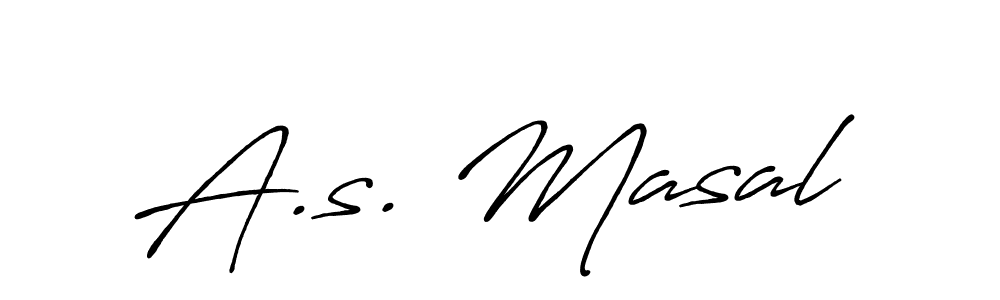 Similarly Antro_Vectra_Bolder is the best handwritten signature design. Signature creator online .You can use it as an online autograph creator for name A.s. Masal. A.s. Masal signature style 7 images and pictures png