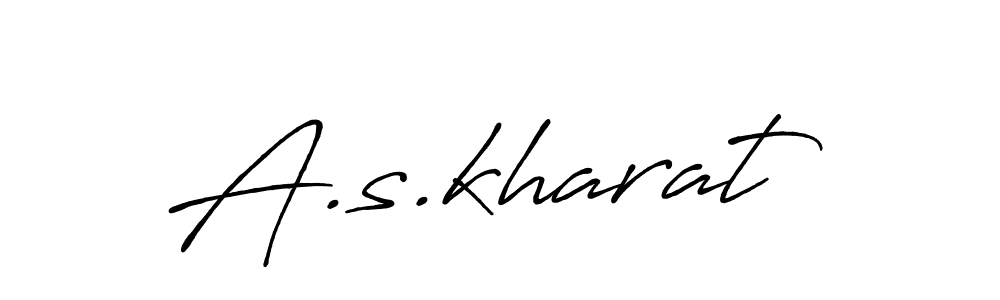 A.s.kharat stylish signature style. Best Handwritten Sign (Antro_Vectra_Bolder) for my name. Handwritten Signature Collection Ideas for my name A.s.kharat. A.s.kharat signature style 7 images and pictures png