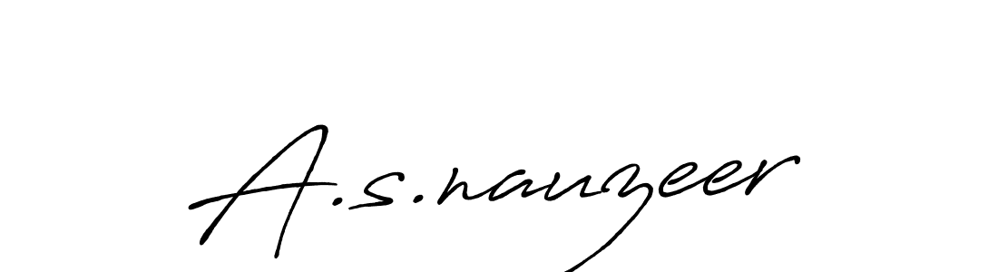 if you are searching for the best signature style for your name A.s.nauzeer. so please give up your signature search. here we have designed multiple signature styles  using Antro_Vectra_Bolder. A.s.nauzeer signature style 7 images and pictures png