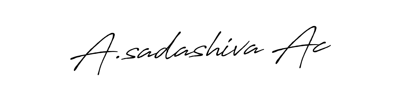 How to make A.sadashiva Ac signature? Antro_Vectra_Bolder is a professional autograph style. Create handwritten signature for A.sadashiva Ac name. A.sadashiva Ac signature style 7 images and pictures png