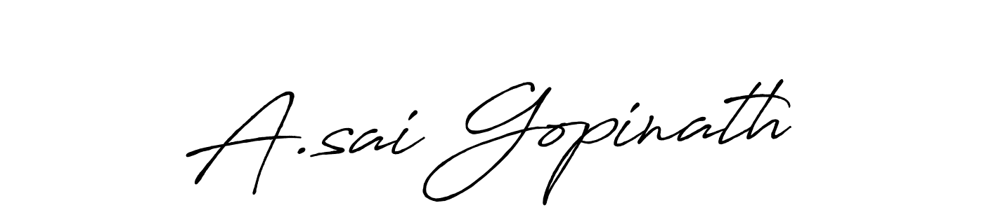 if you are searching for the best signature style for your name A.sai Gopinath. so please give up your signature search. here we have designed multiple signature styles  using Antro_Vectra_Bolder. A.sai Gopinath signature style 7 images and pictures png