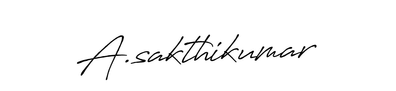 How to make A.sakthikumar signature? Antro_Vectra_Bolder is a professional autograph style. Create handwritten signature for A.sakthikumar name. A.sakthikumar signature style 7 images and pictures png