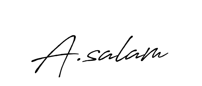 Make a short A.salam signature style. Manage your documents anywhere anytime using Antro_Vectra_Bolder. Create and add eSignatures, submit forms, share and send files easily. A.salam signature style 7 images and pictures png