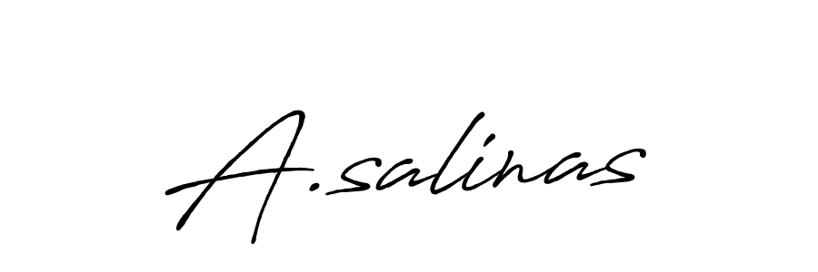 You should practise on your own different ways (Antro_Vectra_Bolder) to write your name (A.salinas) in signature. don't let someone else do it for you. A.salinas signature style 7 images and pictures png