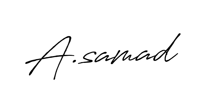 Similarly Antro_Vectra_Bolder is the best handwritten signature design. Signature creator online .You can use it as an online autograph creator for name A.samad. A.samad signature style 7 images and pictures png