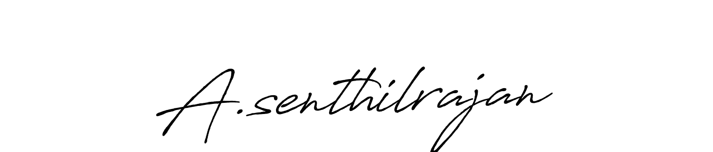 if you are searching for the best signature style for your name A.senthilrajan. so please give up your signature search. here we have designed multiple signature styles  using Antro_Vectra_Bolder. A.senthilrajan signature style 7 images and pictures png