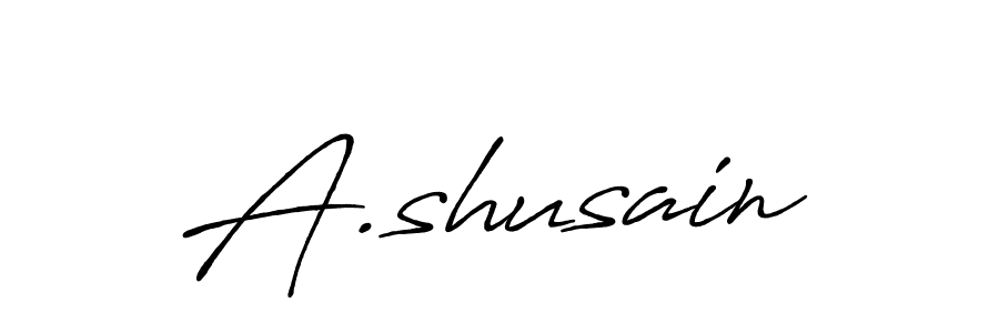 A.shusain stylish signature style. Best Handwritten Sign (Antro_Vectra_Bolder) for my name. Handwritten Signature Collection Ideas for my name A.shusain. A.shusain signature style 7 images and pictures png