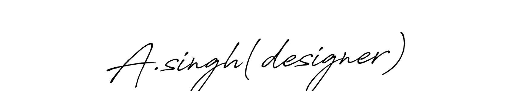 Here are the top 10 professional signature styles for the name A.singh(designer). These are the best autograph styles you can use for your name. A.singh(designer) signature style 7 images and pictures png