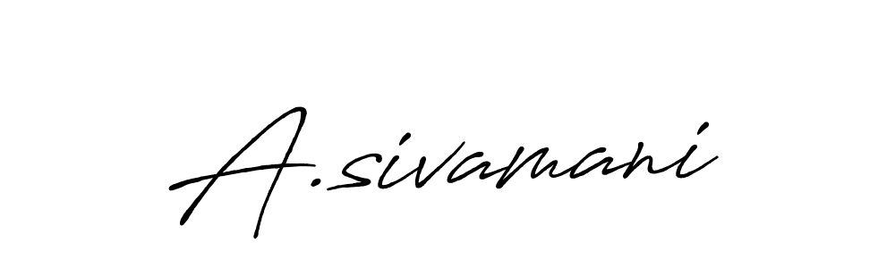 How to Draw A.sivamani signature style? Antro_Vectra_Bolder is a latest design signature styles for name A.sivamani. A.sivamani signature style 7 images and pictures png