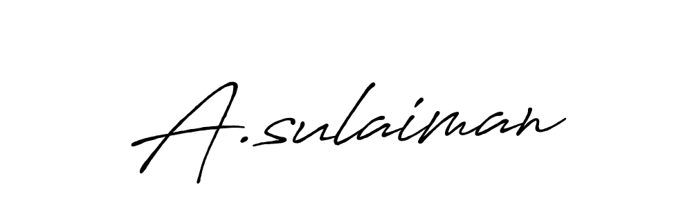 Make a beautiful signature design for name A.sulaiman. Use this online signature maker to create a handwritten signature for free. A.sulaiman signature style 7 images and pictures png