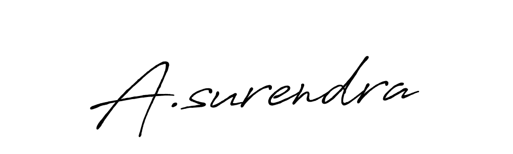 How to Draw A.surendra signature style? Antro_Vectra_Bolder is a latest design signature styles for name A.surendra. A.surendra signature style 7 images and pictures png
