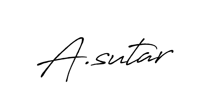 Once you've used our free online signature maker to create your best signature Antro_Vectra_Bolder style, it's time to enjoy all of the benefits that A.sutar name signing documents. A.sutar signature style 7 images and pictures png