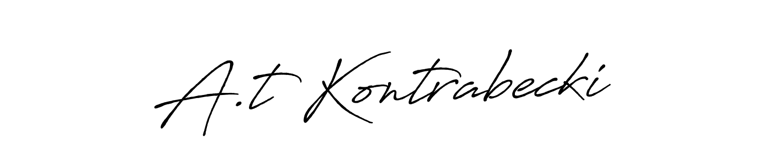 How to Draw A.t Kontrabecki signature style? Antro_Vectra_Bolder is a latest design signature styles for name A.t Kontrabecki. A.t Kontrabecki signature style 7 images and pictures png