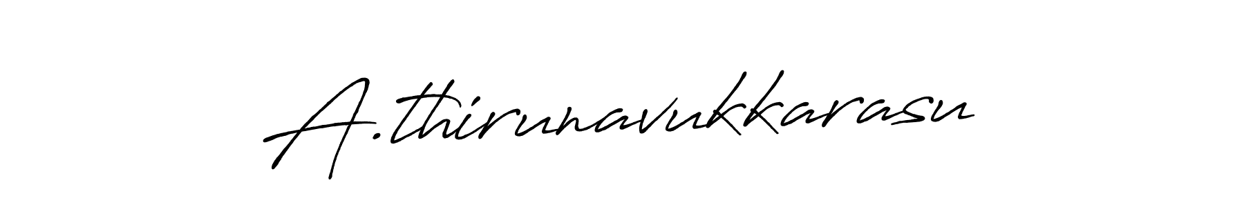 Make a beautiful signature design for name A.thirunavukkarasu. With this signature (Antro_Vectra_Bolder) style, you can create a handwritten signature for free. A.thirunavukkarasu signature style 7 images and pictures png