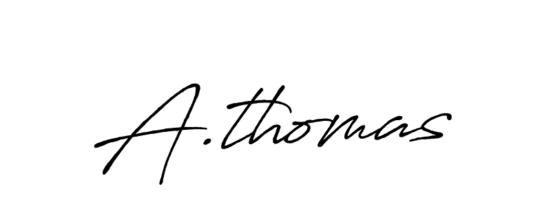 Antro_Vectra_Bolder is a professional signature style that is perfect for those who want to add a touch of class to their signature. It is also a great choice for those who want to make their signature more unique. Get A.thomas name to fancy signature for free. A.thomas signature style 7 images and pictures png