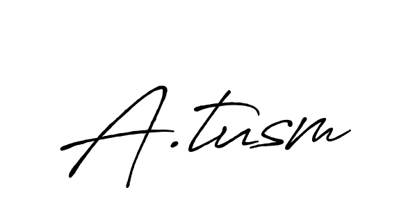 Make a short A.tusm signature style. Manage your documents anywhere anytime using Antro_Vectra_Bolder. Create and add eSignatures, submit forms, share and send files easily. A.tusm signature style 7 images and pictures png