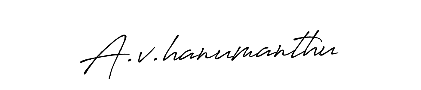 if you are searching for the best signature style for your name A.v.hanumanthu. so please give up your signature search. here we have designed multiple signature styles  using Antro_Vectra_Bolder. A.v.hanumanthu signature style 7 images and pictures png