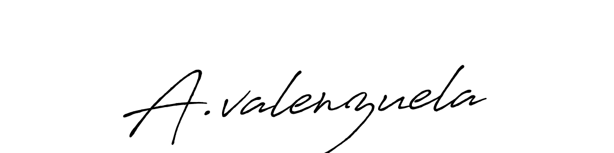 A.valenzuela stylish signature style. Best Handwritten Sign (Antro_Vectra_Bolder) for my name. Handwritten Signature Collection Ideas for my name A.valenzuela. A.valenzuela signature style 7 images and pictures png