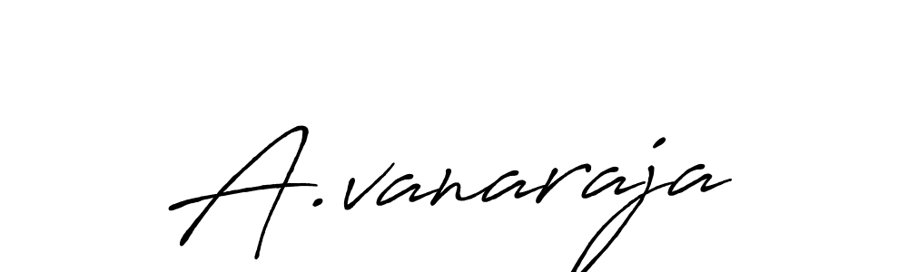 How to Draw A.vanaraja signature style? Antro_Vectra_Bolder is a latest design signature styles for name A.vanaraja. A.vanaraja signature style 7 images and pictures png