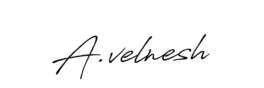 How to make A.velnesh signature? Antro_Vectra_Bolder is a professional autograph style. Create handwritten signature for A.velnesh name. A.velnesh signature style 7 images and pictures png