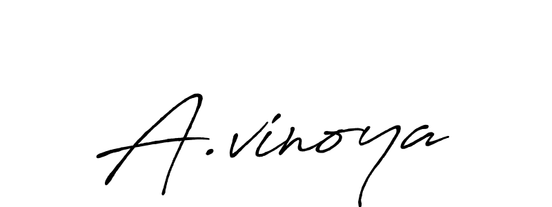 Similarly Antro_Vectra_Bolder is the best handwritten signature design. Signature creator online .You can use it as an online autograph creator for name A.vinoya. A.vinoya signature style 7 images and pictures png