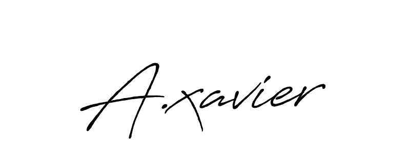A.xavier stylish signature style. Best Handwritten Sign (Antro_Vectra_Bolder) for my name. Handwritten Signature Collection Ideas for my name A.xavier. A.xavier signature style 7 images and pictures png