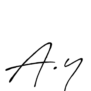 Make a beautiful signature design for name A.y. Use this online signature maker to create a handwritten signature for free. A.y signature style 7 images and pictures png