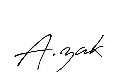 You should practise on your own different ways (Antro_Vectra_Bolder) to write your name (A.zak) in signature. don't let someone else do it for you. A.zak signature style 7 images and pictures png