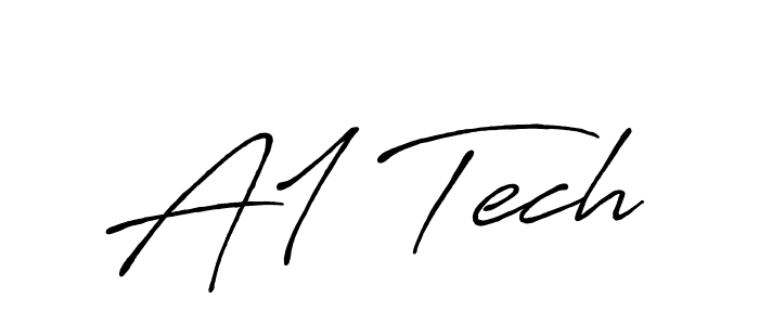 A1 Tech stylish signature style. Best Handwritten Sign (Antro_Vectra_Bolder) for my name. Handwritten Signature Collection Ideas for my name A1 Tech. A1 Tech signature style 7 images and pictures png