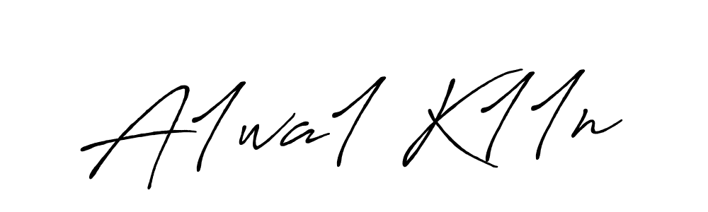How to make A1wa1 K11n name signature. Use Antro_Vectra_Bolder style for creating short signs online. This is the latest handwritten sign. A1wa1 K11n signature style 7 images and pictures png