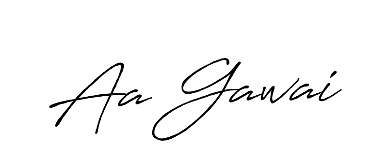 Make a beautiful signature design for name Aa Gawai. Use this online signature maker to create a handwritten signature for free. Aa Gawai signature style 7 images and pictures png