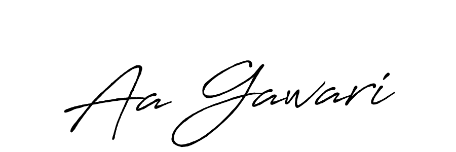 Make a beautiful signature design for name Aa Gawari. Use this online signature maker to create a handwritten signature for free. Aa Gawari signature style 7 images and pictures png
