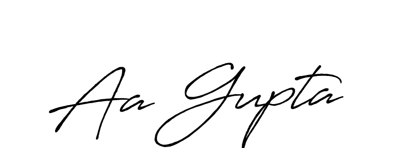 The best way (Antro_Vectra_Bolder) to make a short signature is to pick only two or three words in your name. The name Aa Gupta include a total of six letters. For converting this name. Aa Gupta signature style 7 images and pictures png