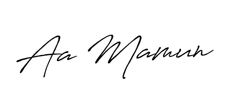 The best way (Antro_Vectra_Bolder) to make a short signature is to pick only two or three words in your name. The name Aa Mamun include a total of six letters. For converting this name. Aa Mamun signature style 7 images and pictures png