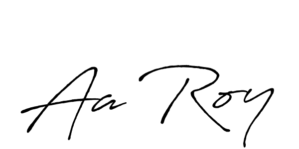 The best way (Antro_Vectra_Bolder) to make a short signature is to pick only two or three words in your name. The name Aa Roy include a total of six letters. For converting this name. Aa Roy signature style 7 images and pictures png