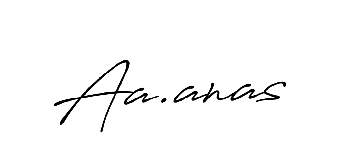 Also You can easily find your signature by using the search form. We will create Aa.anas name handwritten signature images for you free of cost using Antro_Vectra_Bolder sign style. Aa.anas signature style 7 images and pictures png