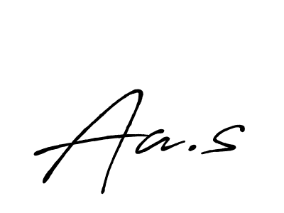 Similarly Antro_Vectra_Bolder is the best handwritten signature design. Signature creator online .You can use it as an online autograph creator for name Aa.s. Aa.s signature style 7 images and pictures png