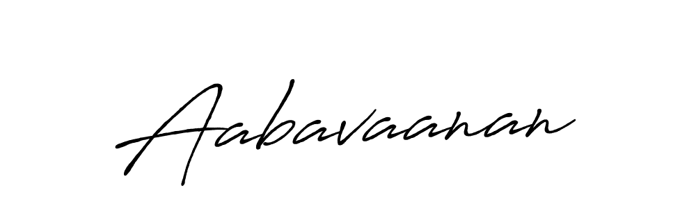 Make a beautiful signature design for name Aabavaanan. With this signature (Antro_Vectra_Bolder) style, you can create a handwritten signature for free. Aabavaanan signature style 7 images and pictures png