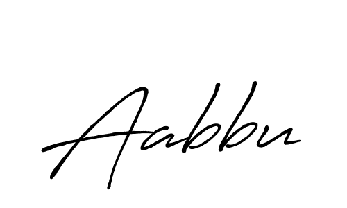 How to make Aabbu name signature. Use Antro_Vectra_Bolder style for creating short signs online. This is the latest handwritten sign. Aabbu signature style 7 images and pictures png