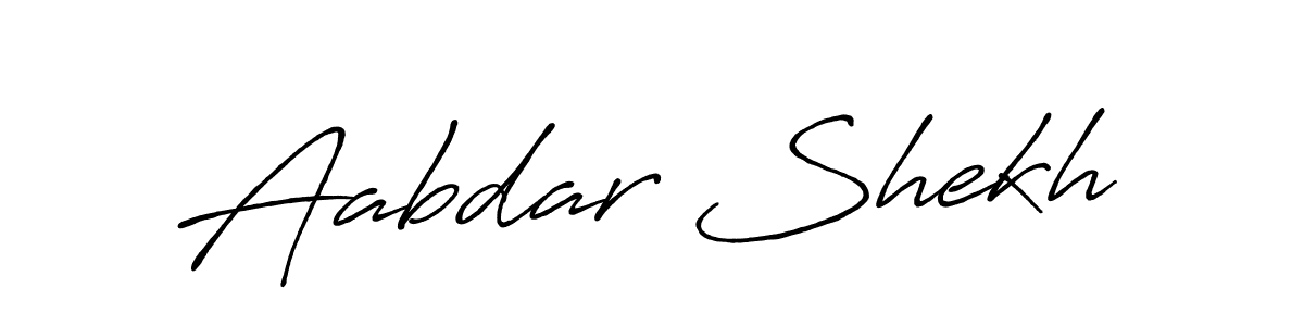 Make a beautiful signature design for name Aabdar Shekh. Use this online signature maker to create a handwritten signature for free. Aabdar Shekh signature style 7 images and pictures png
